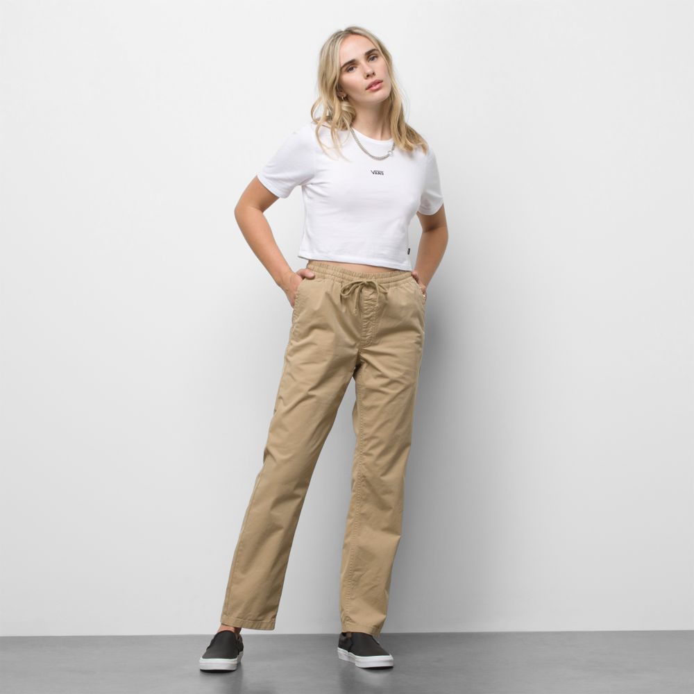 Vans Range Relaxed Elastic Sweatpants Herr Khaki | 74609ESQR