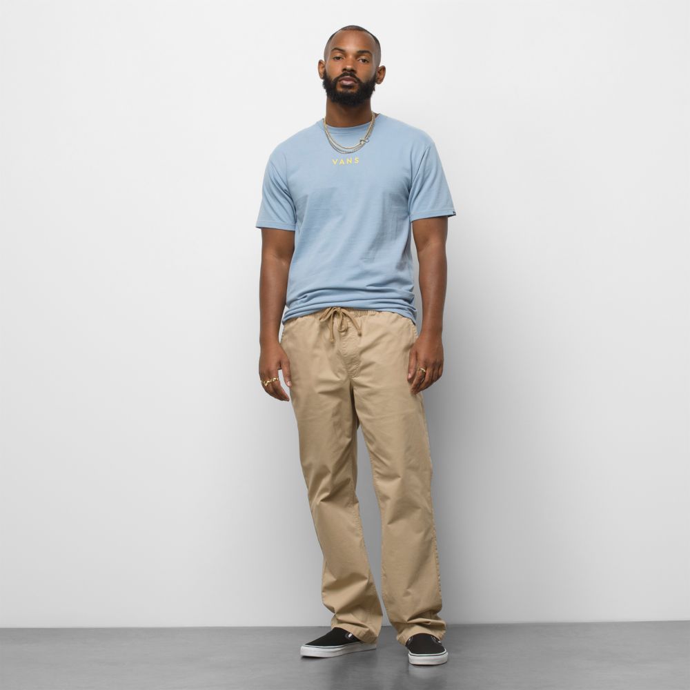 Vans Range Relaxed Elastic Sweatpants Herr Khaki | 74609ESQR