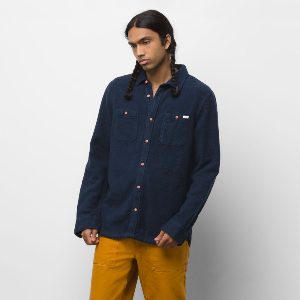 Vans Red Thread Heavy Weight Reversible Buttondown Skjorta Herr Olika Färger | 31082SOCP