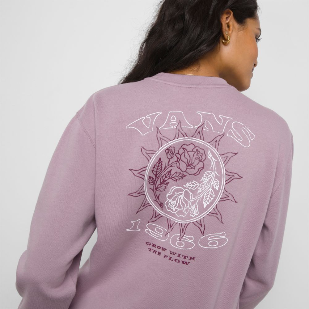 Vans Rose Balance BFF Crew Hoodie Dam Olika Färger | 93068CVPE