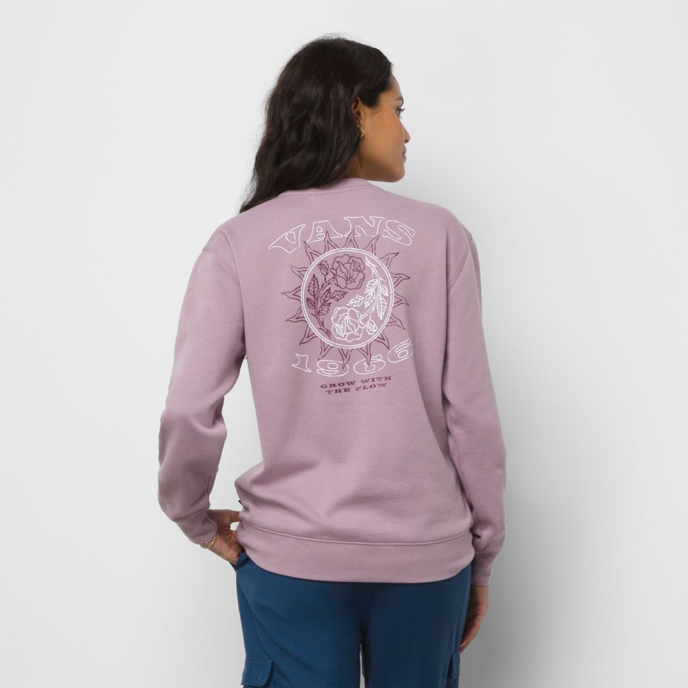 Vans Rose Balance BFF Crew Hoodie Dam Olika Färger | 93068CVPE