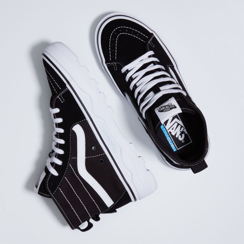 Vans Sentry Sk8-Hi WC Classic Dam Svarta Vita | 32761ZKXB