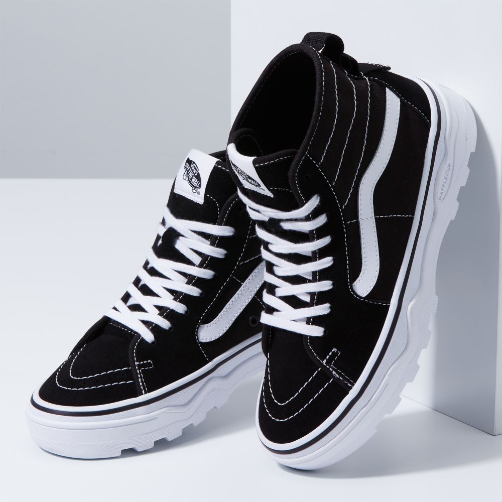 Vans Sentry Sk8-Hi WC Classic Dam Svarta Vita | 32761ZKXB