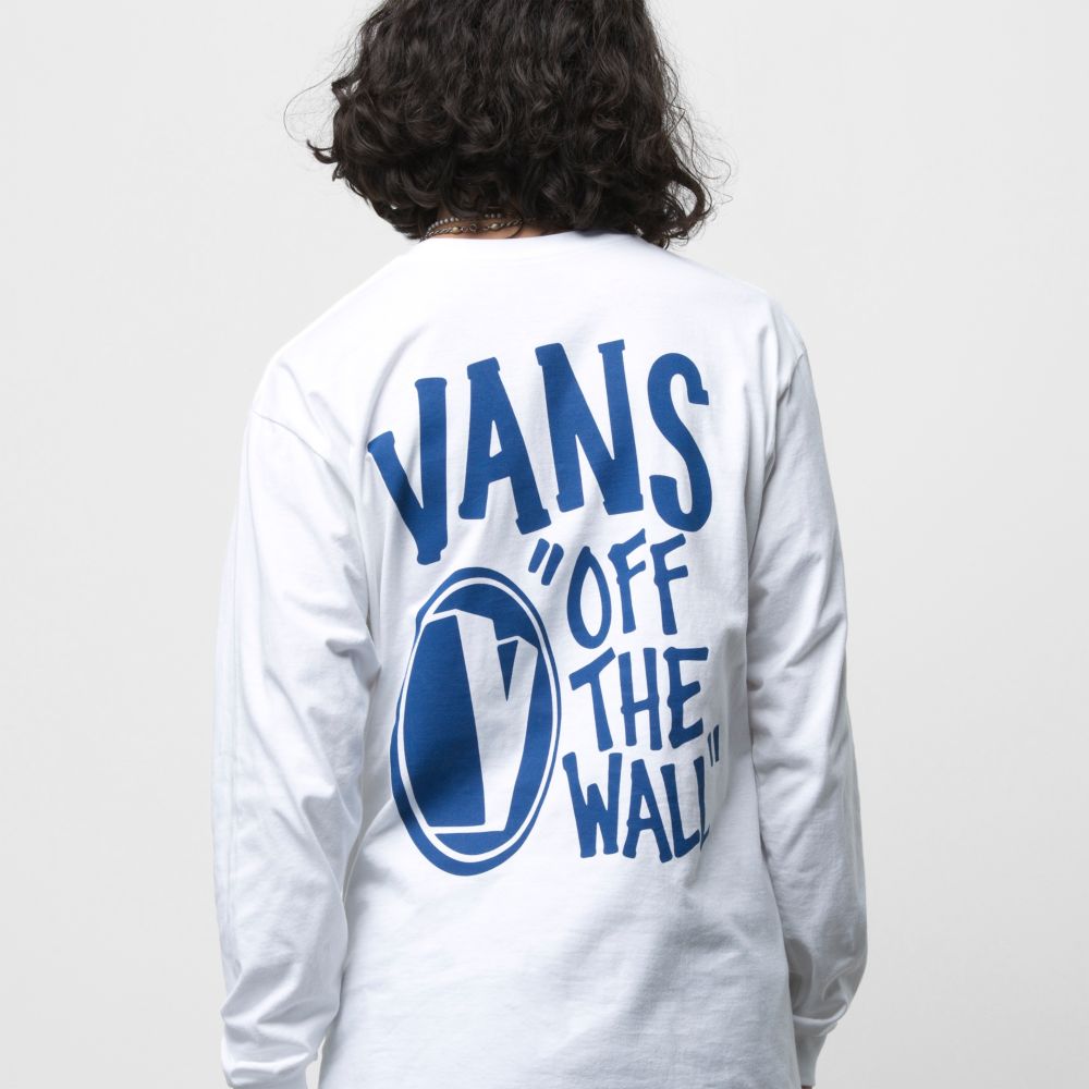 Vans Shadow V T-shirt Herr Vita | 70938DTJU