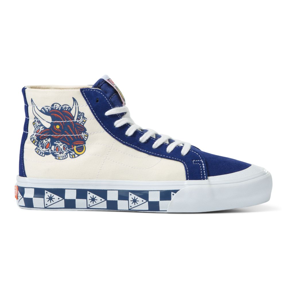 Vans Sk8-Hi 138 Decon VR3 SF Sandaler Dam Blå Vita | 39264HDZR