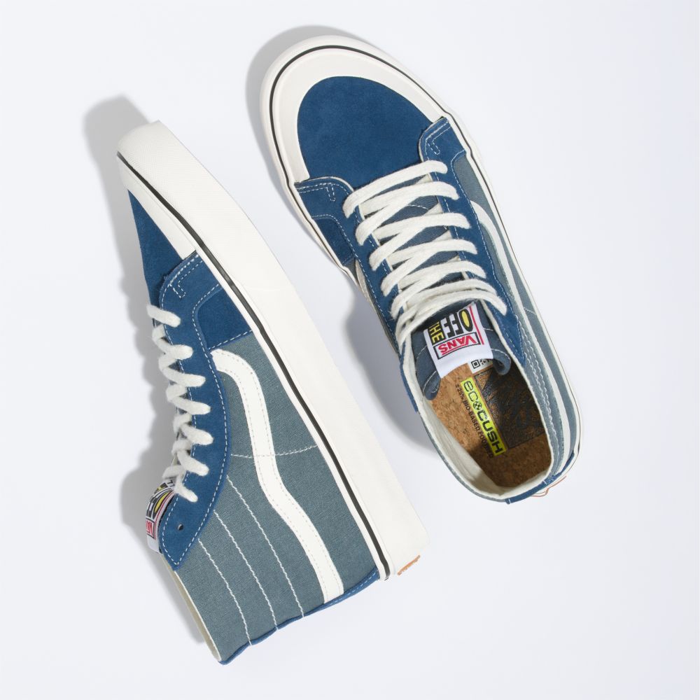 Vans Sk8-Hi 138 Decon VR3 SF Sandaler Dam Ljusblå Tvätt Mörkblå | 83946UQOF