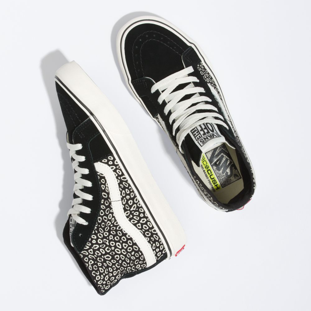 Vans Sk8-Hi 38 Decon VR3 SF Sandaler Dam Svarta Vita | 82043WNPO