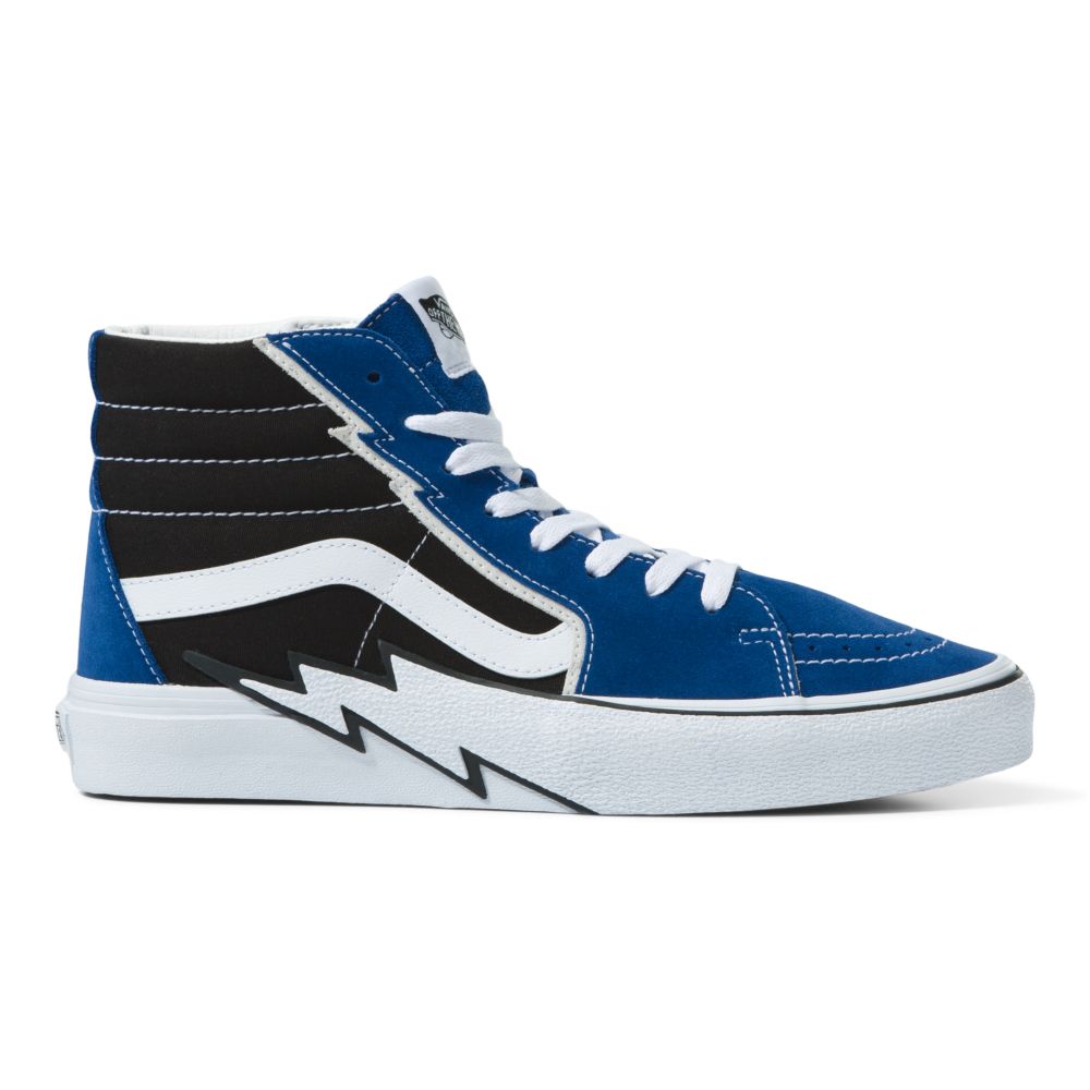 Vans Sk8-Hi Bolt Classic Dam Blå Svarta | 10234UMWP