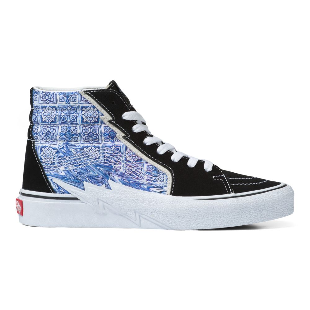 Vans Sk8-Hi Bolt Classic Dam Svarta | 14735UPHR