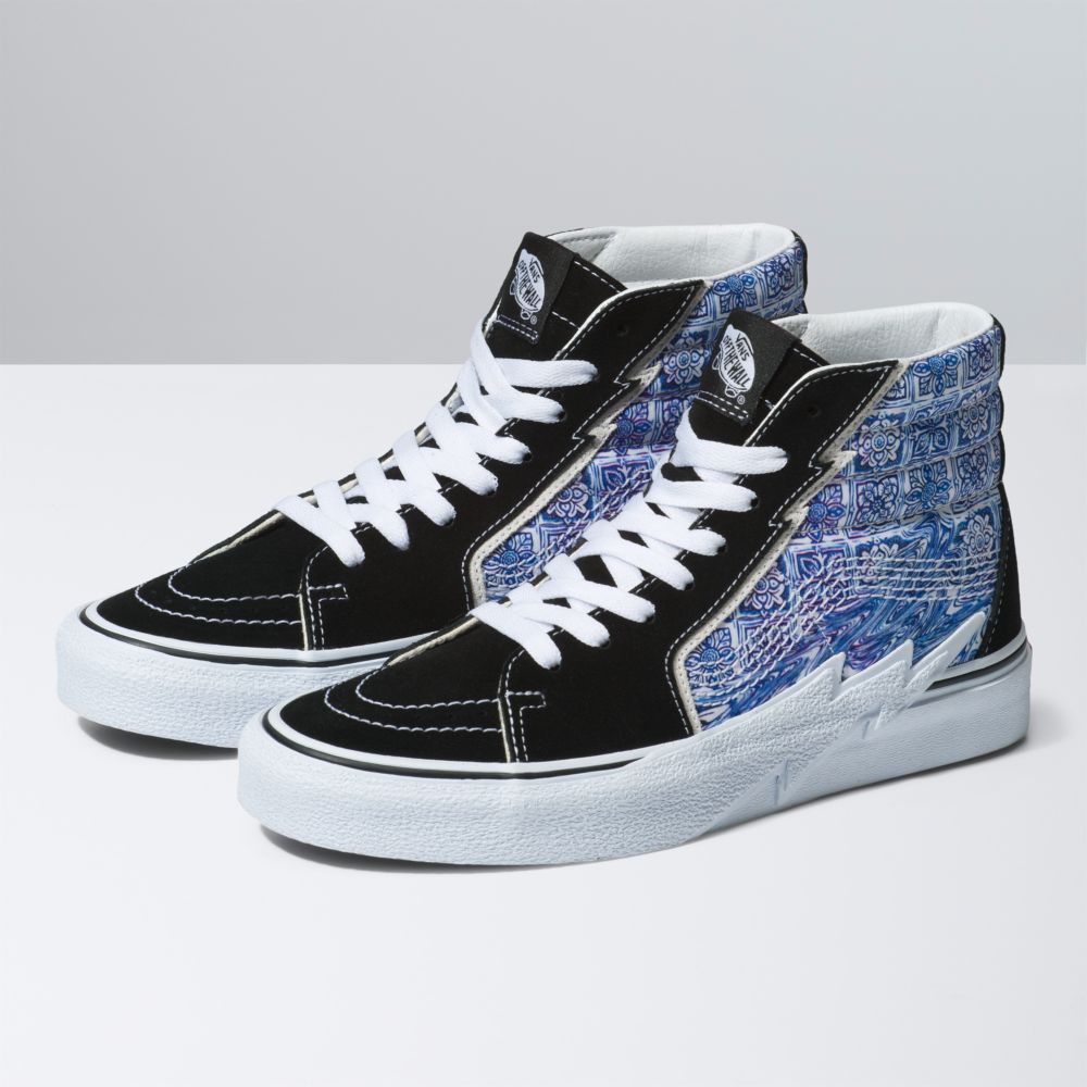 Vans Sk8-Hi Bolt Classic Dam Svarta | 14735UPHR