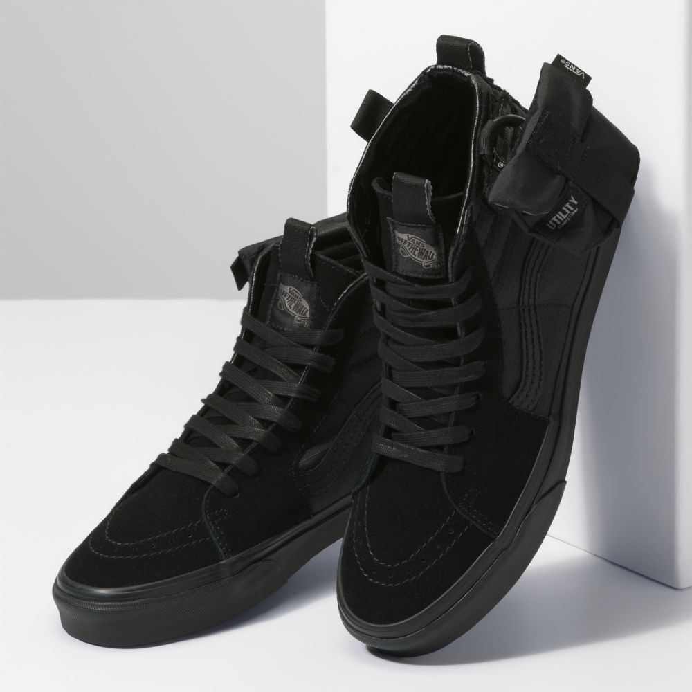 Vans Sk8-Hi CMMNTY Classic Herr Svarta Svarta | 15680ITPD