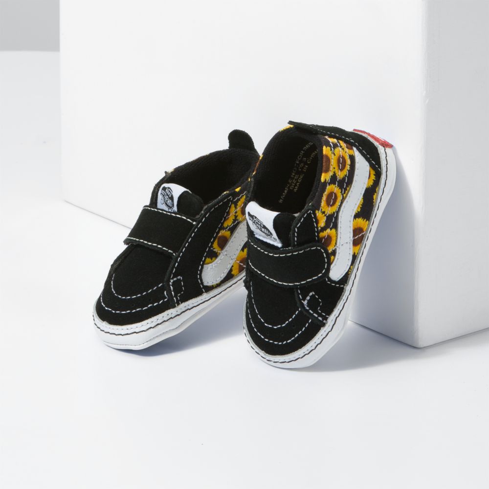 Vans Sk8-Hi Classic Barn Svarta Gula | 47269BEDG