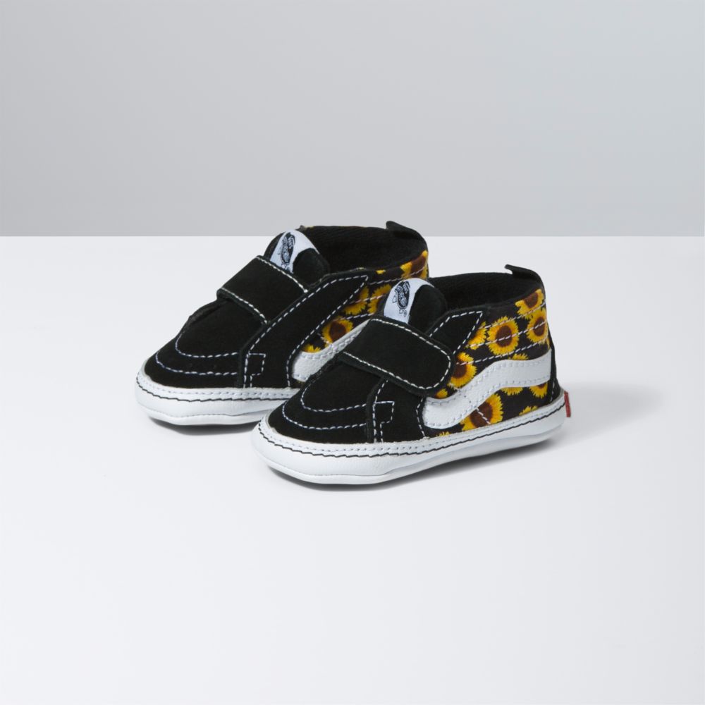 Vans Sk8-Hi Classic Barn Svarta Gula | 47269BEDG