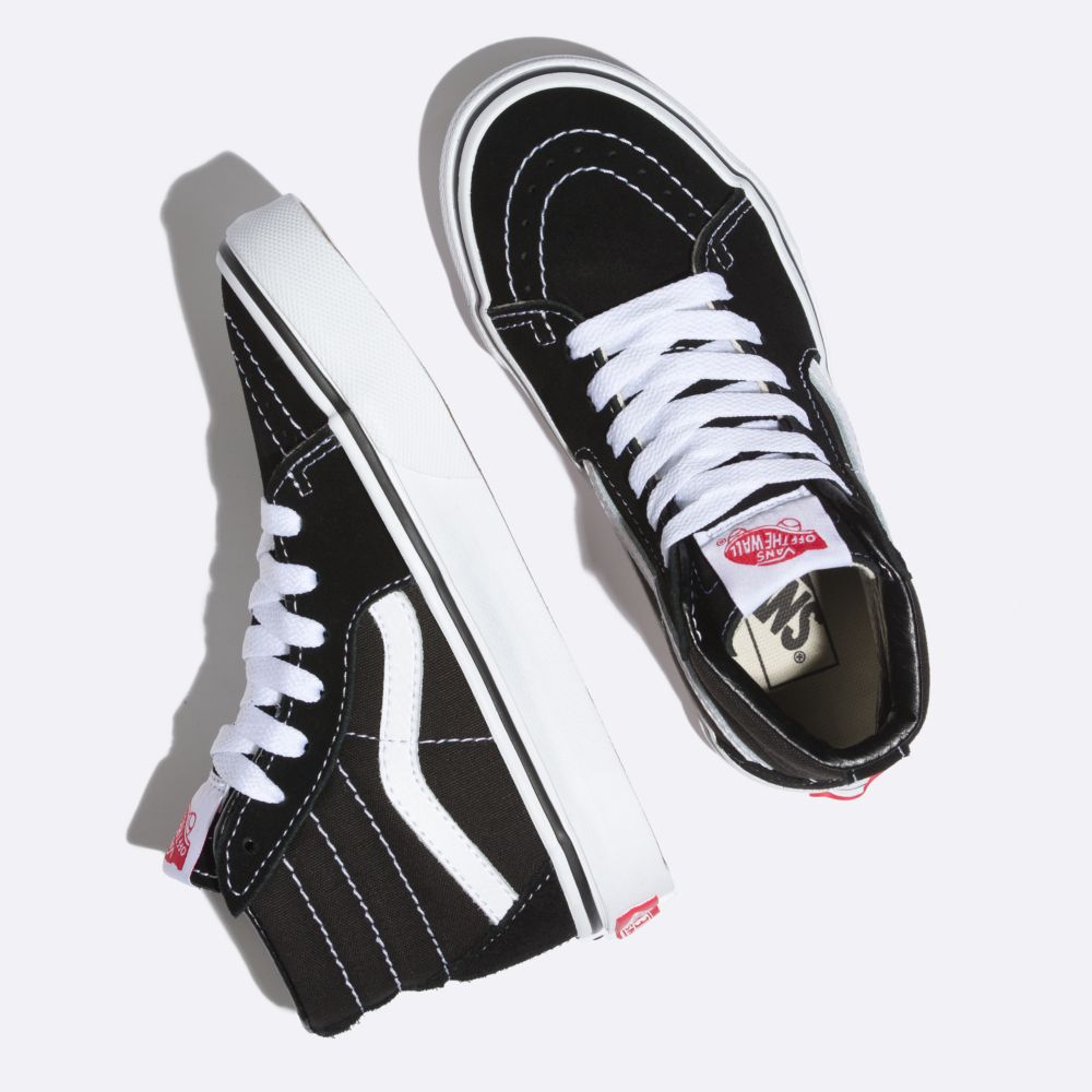 Vans Sk8-Hi Classic Barn Svarta Vita | 84935LRPO