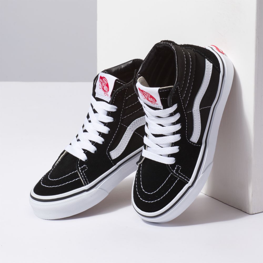 Vans Sk8-Hi Classic Barn Svarta Vita | 84935LRPO