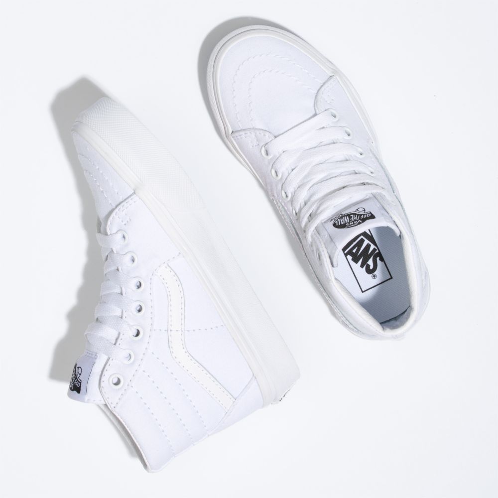 Vans Sk8-Hi Classic Barn Vita Vita | 69451IGRW