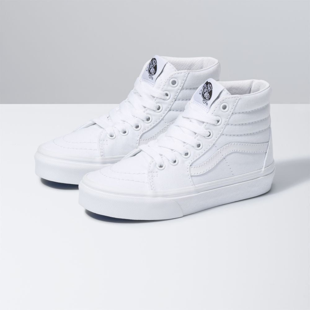 Vans Sk8-Hi Classic Barn Vita Vita | 69451IGRW