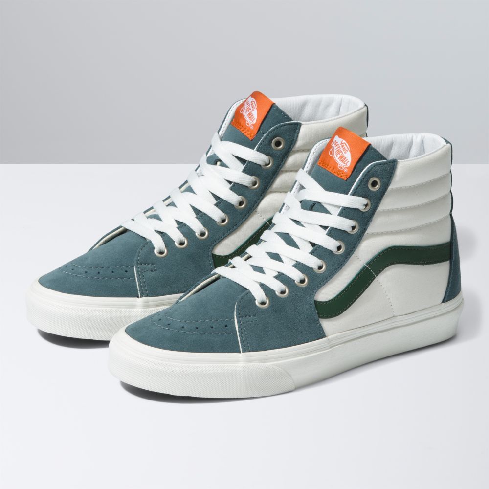 Vans Sk8-Hi Classic Dam Blå Gröna | 82034CSDP