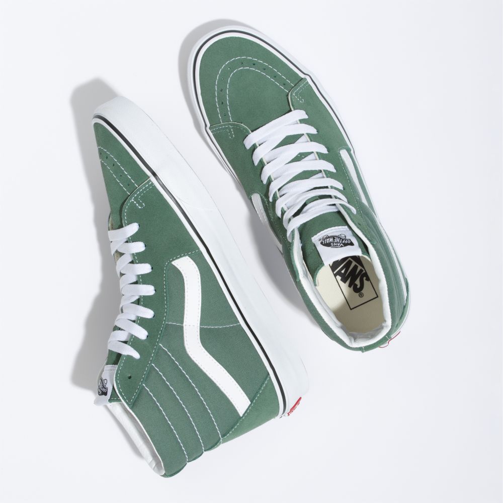 Vans Sk8-Hi Classic Dam Gröna | 28430SXVL