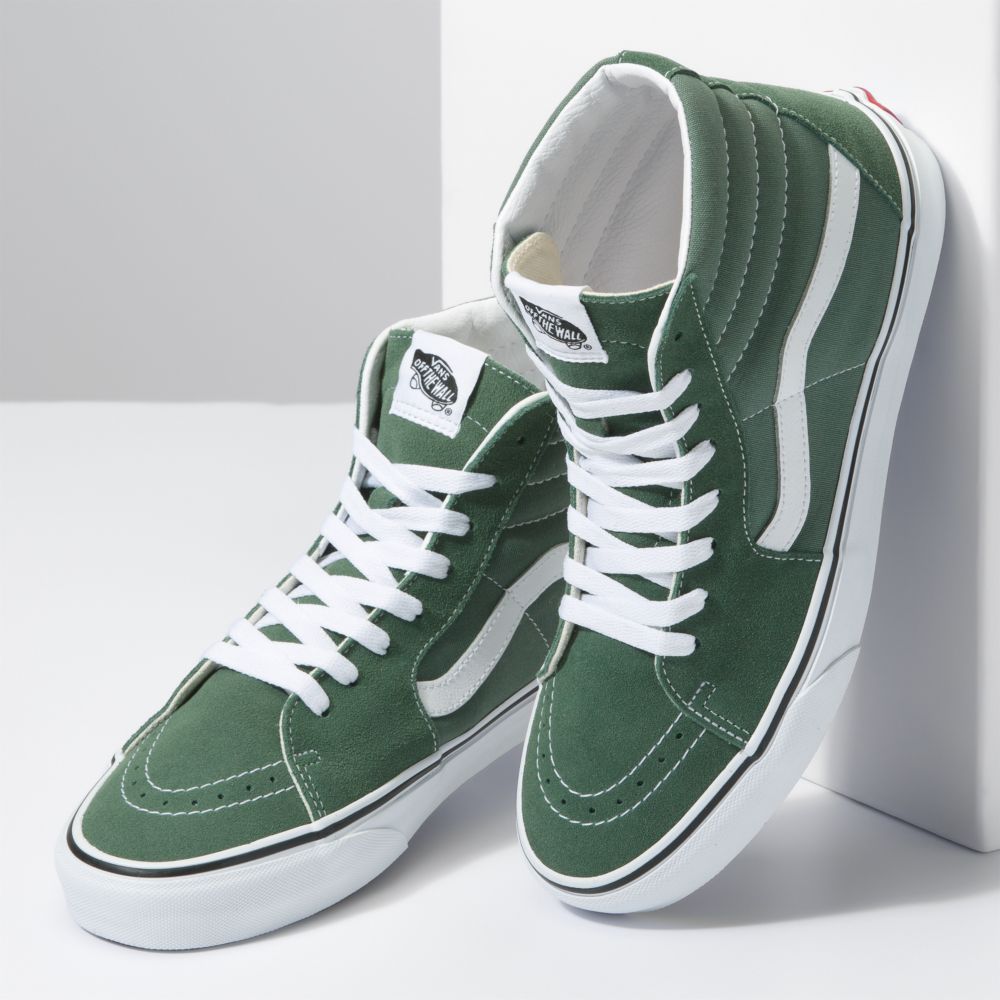 Vans Sk8-Hi Classic Dam Gröna | 28430SXVL