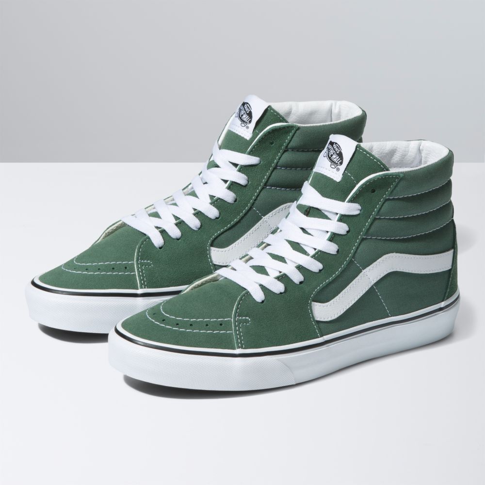 Vans Sk8-Hi Classic Dam Gröna | 28430SXVL