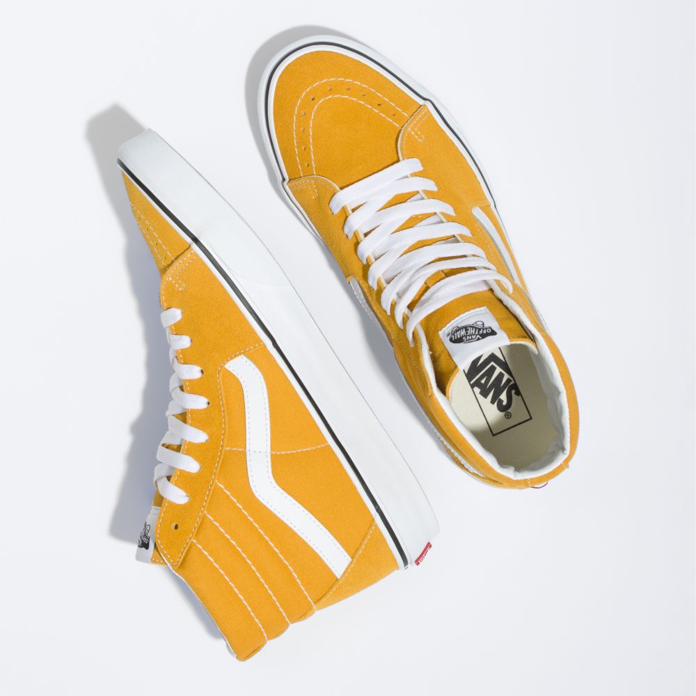 Vans Sk8-Hi Classic Dam Gula | 90415ZKYP