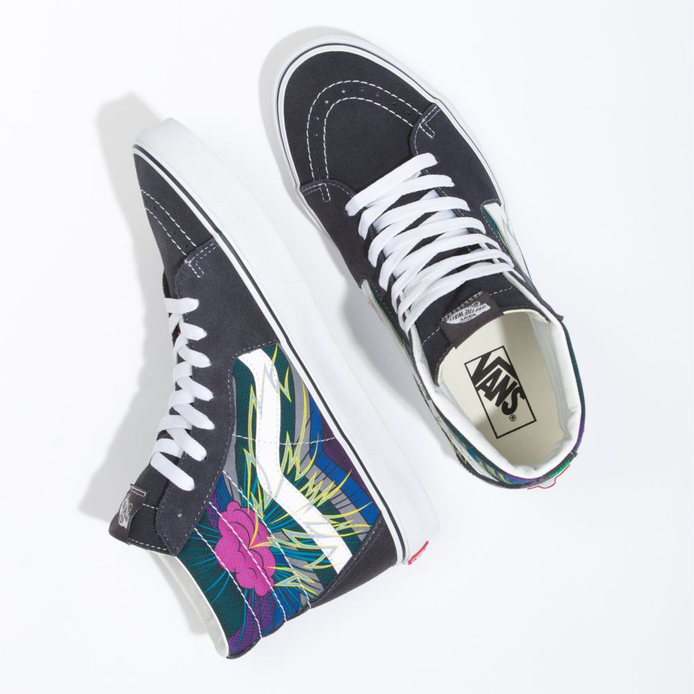 Vans Sk8-Hi Classic Dam Marinblå | 01487EALN