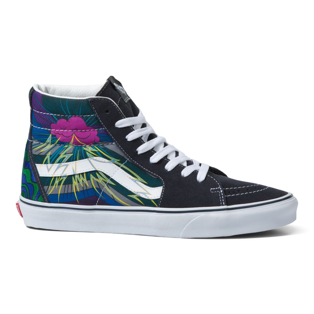 Vans Sk8-Hi Classic Dam Marinblå | 01487EALN