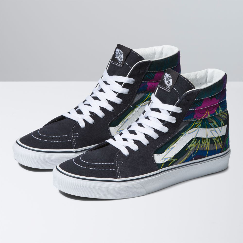 Vans Sk8-Hi Classic Dam Marinblå | 01487EALN