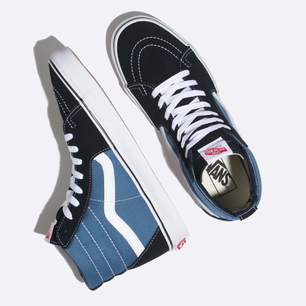 Vans Sk8-Hi Classic Dam Marinblå | 50476ORCM