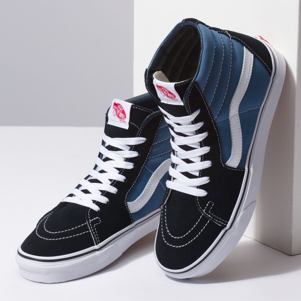 Vans Sk8-Hi Classic Dam Marinblå | 50476ORCM