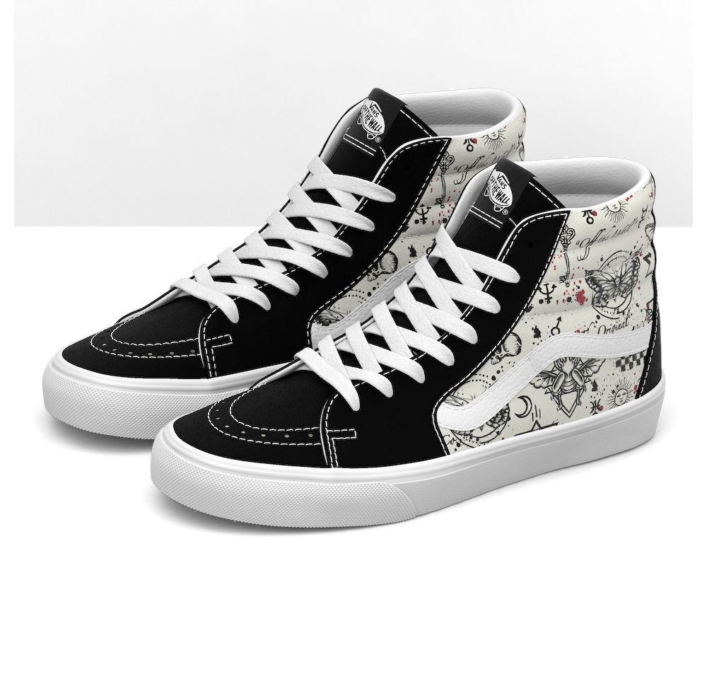 Vans Sk8-Hi Classic Dam Svarta | 60814TKDQ