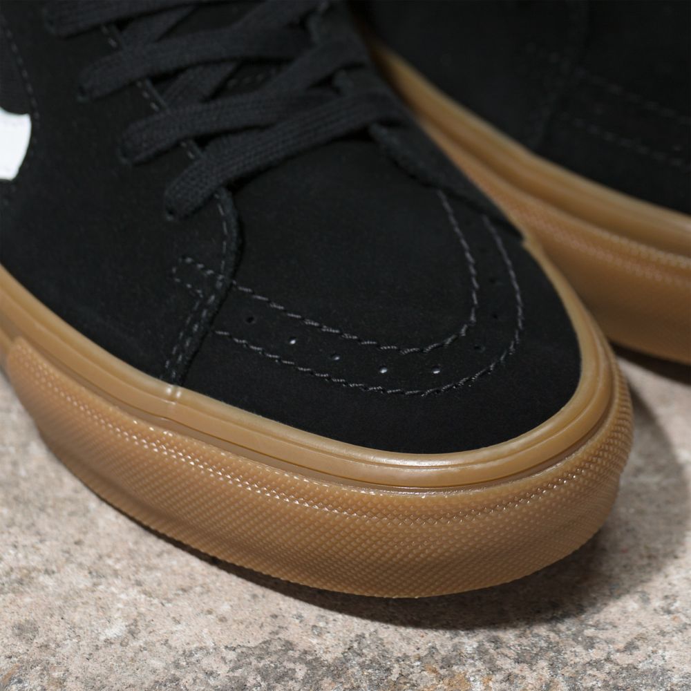 Vans Sk8-Hi Classic Dam Svarta | 72035PKIF