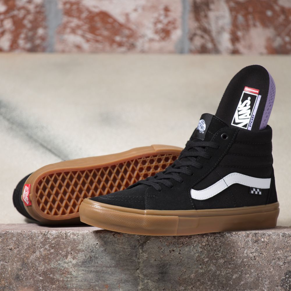 Vans Sk8-Hi Classic Dam Svarta | 72035PKIF