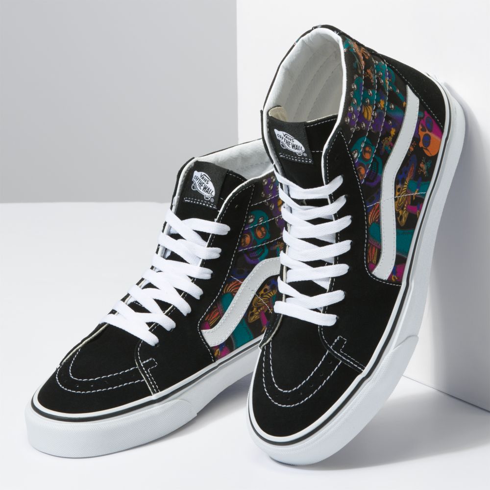 Vans Sk8-Hi Classic Dam Svarta Olika Färger | 52603GSTA