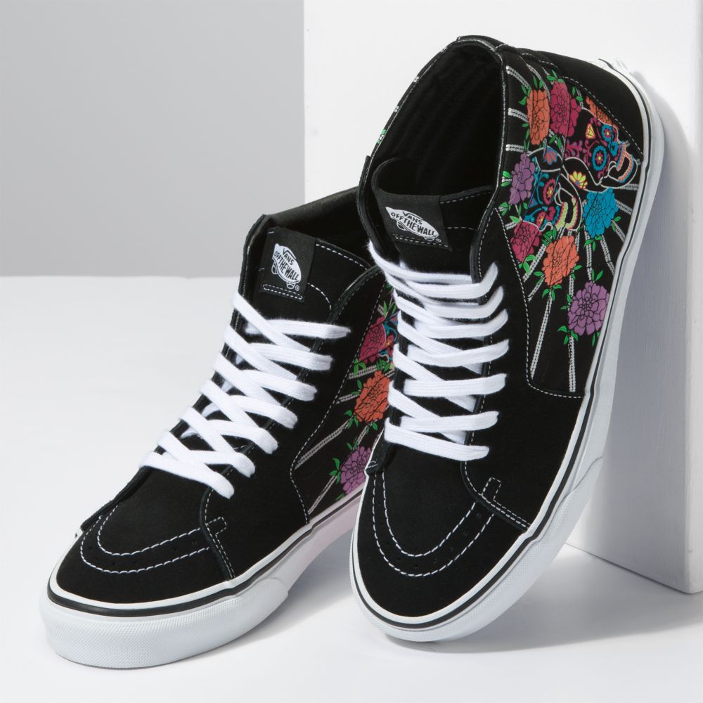 Vans Sk8-Hi Classic Dam Svarta Vita | 10956GDSW