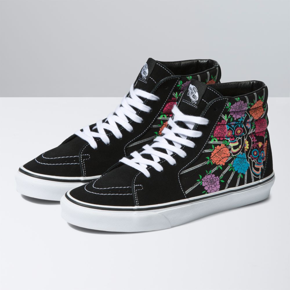 Vans Sk8-Hi Classic Dam Svarta Vita | 10956GDSW