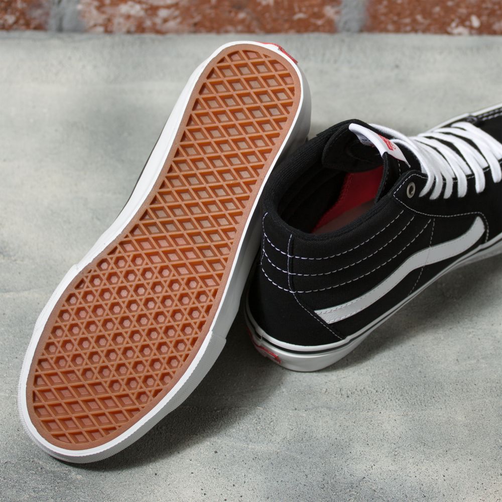 Vans Sk8-Hi Classic Dam Svarta Vita | 31576HWLU