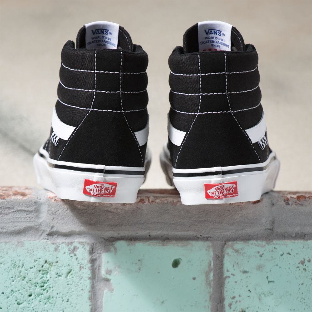 Vans Sk8-Hi Classic Dam Svarta Vita | 31576HWLU