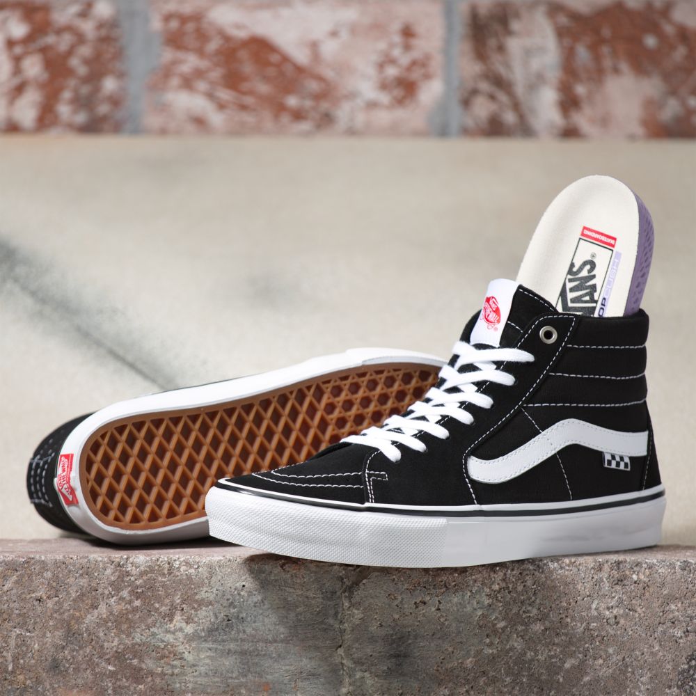 Vans Sk8-Hi Classic Dam Svarta Vita | 31576HWLU