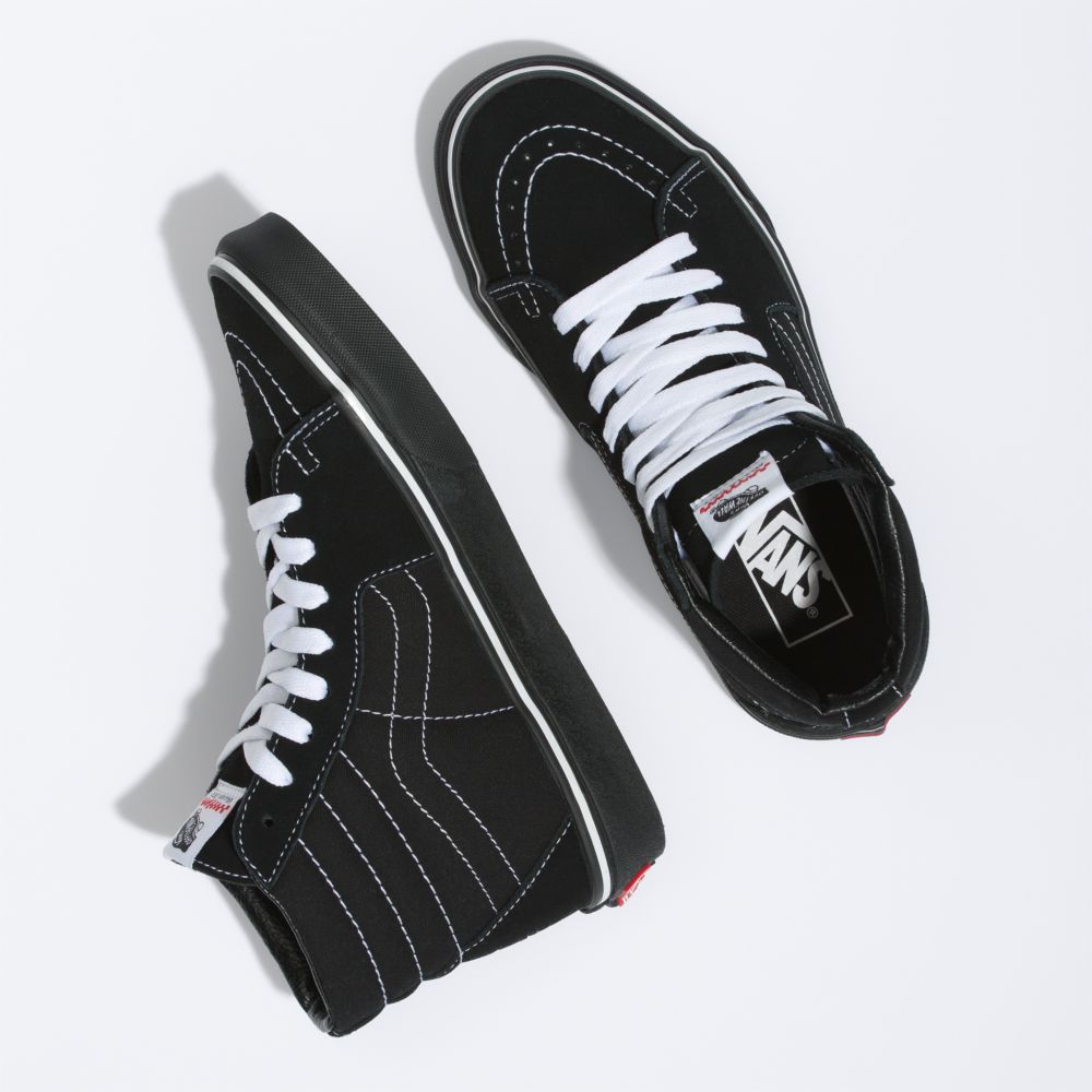 Vans Sk8-Hi Classic Dam Svarta Vita | 62057EIJM