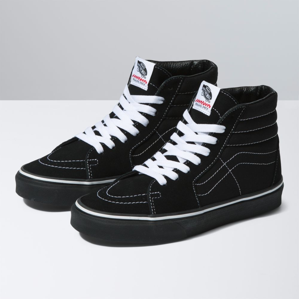 Vans Sk8-Hi Classic Dam Svarta Vita | 62057EIJM