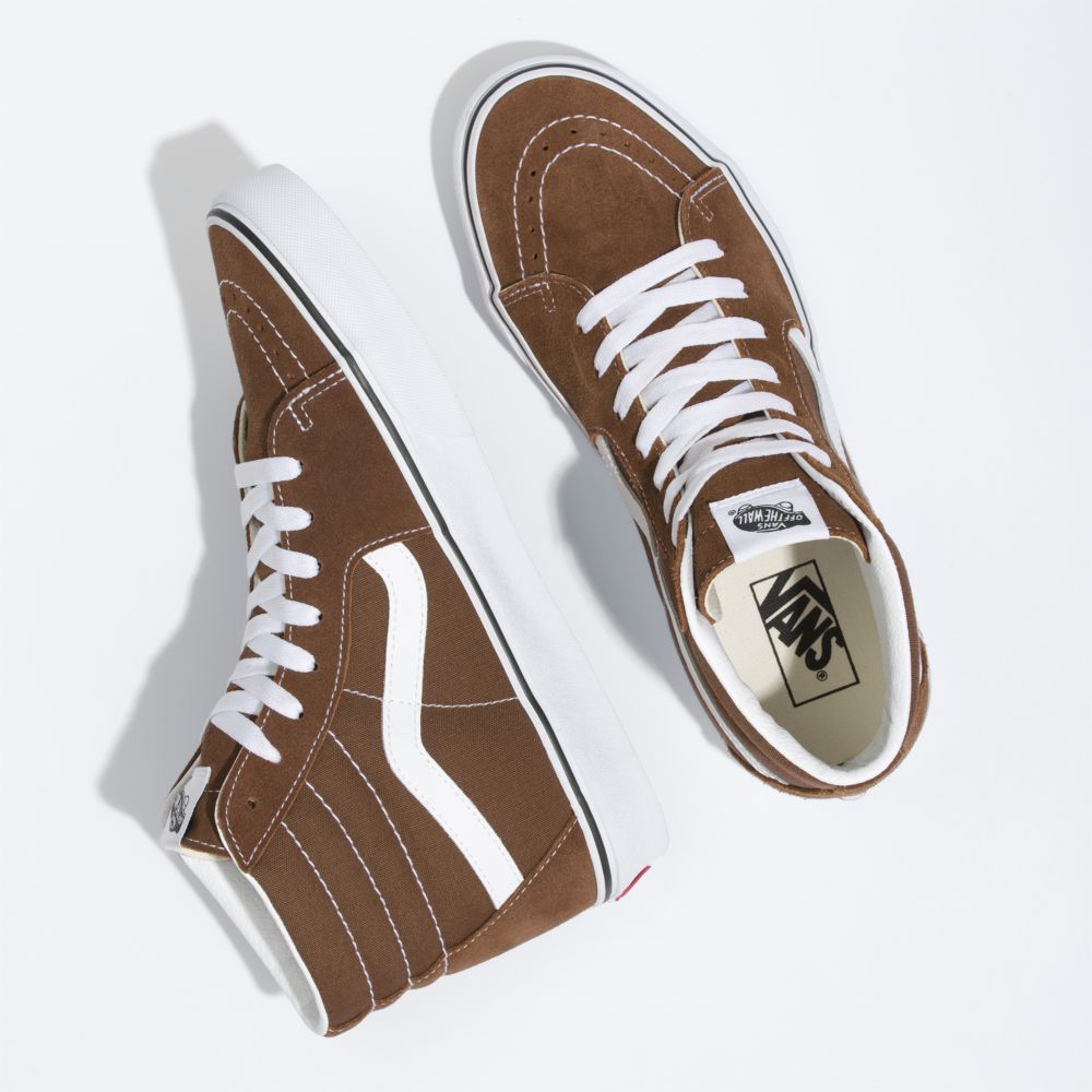 Vans Sk8-Hi Classic Dam Vita | 94018MWNU