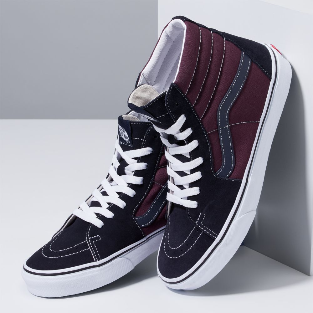 Vans Sk8-Hi Classic Herr Marinblå | 42398EROI