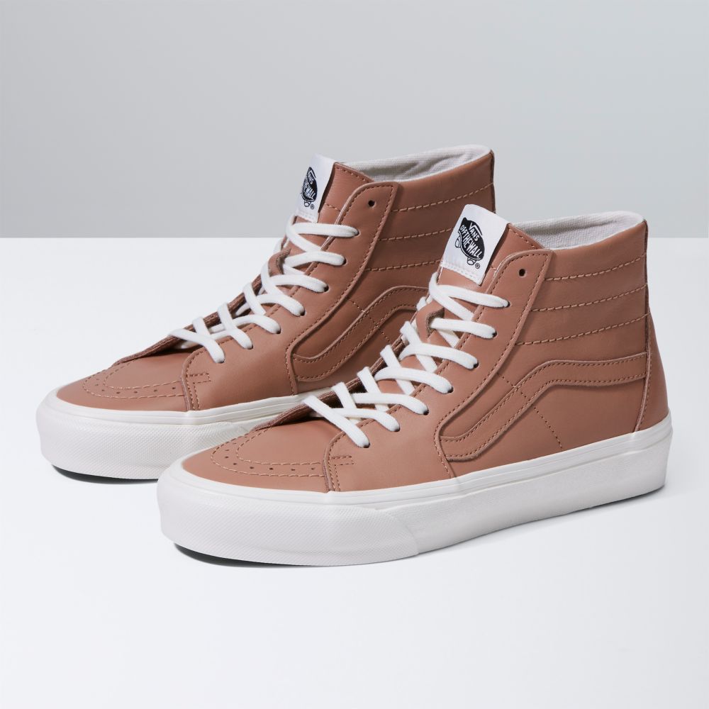 Vans Sk8-Hi Tapered Classic Dam Bruna | 40769XEDU