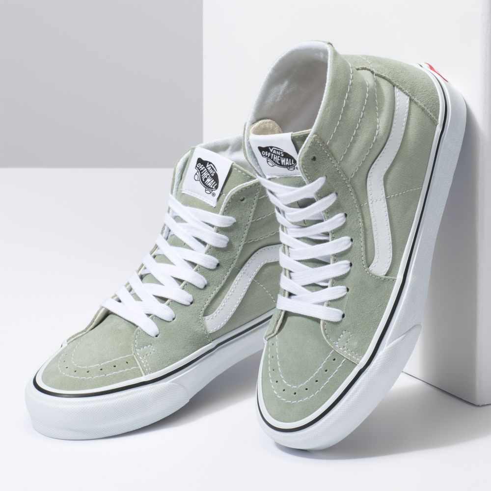 Vans Sk8-Hi Tapered Classic Dam Olivgröna | 31654TLNF