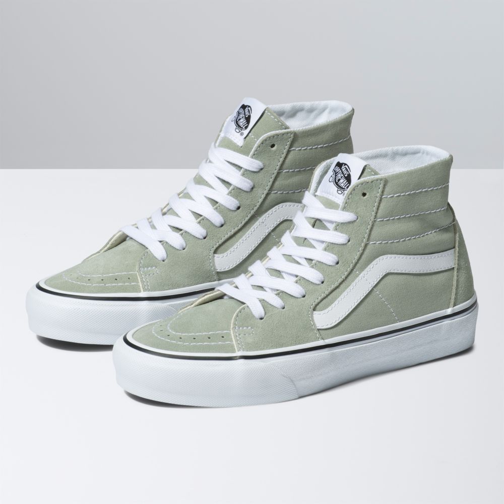 Vans Sk8-Hi Tapered Classic Dam Olivgröna | 31654TLNF