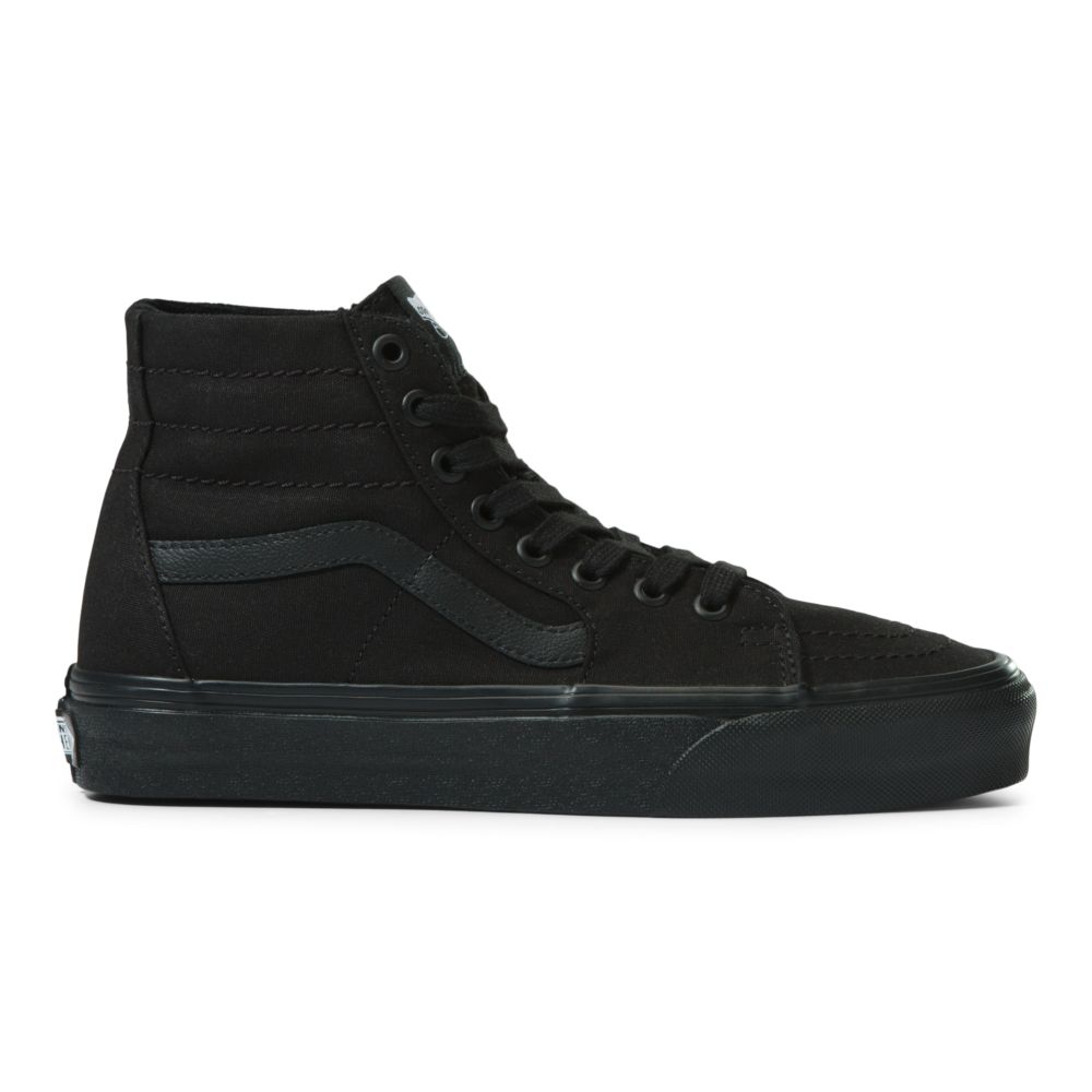 Vans Sk8-Hi Tapered Classic Dam Svarta Svarta | 47385ONQZ