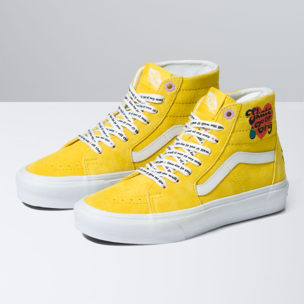 Vans Sk8-Hi Tapered Classic Herr Gula | 49026RQVT