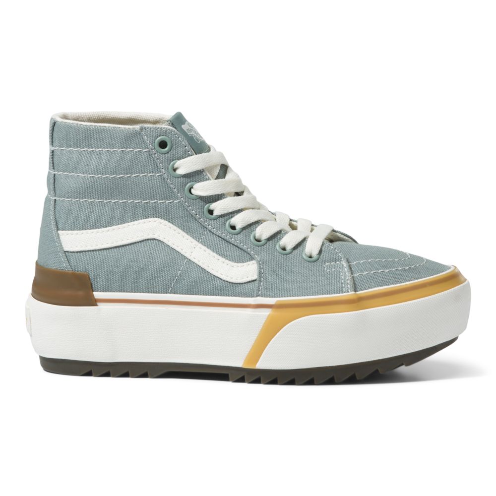 Vans Sk8-Hi Tapered Stacked Classic Dam Gröna | 26179FZNJ